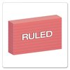 Oxford Index Card, Ruled, 3x5", Cherry, PK100 7321-CHE